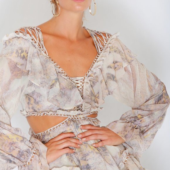 IXIAH Masaai Long Sleeve Cut Out Mini Dress RRP$550 - Picture 7 of 15